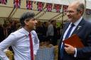 Tom Bradshaw, right, meeting with prime minister Rishi Sunak this week