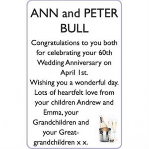 ANN and PETER BULL
