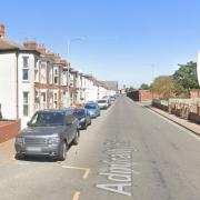 Five people were arrested at a home in Admiralty Road in Great Yarmouth