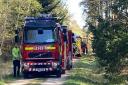 10 fire appliances were called to tackle the blaze.