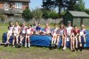 Thetford AC junior athletes at the first Quad Kids event of the season.