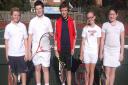 Thetford Tennis Club junior players who competed at Risbygate Tennis Club.