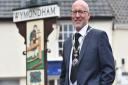 Wymondham Town Council member Tony Holden when he was mayor of the town