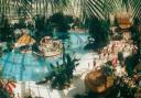 Inside the swimming pool area of Elveden Center Parcs in its earliest years. Dated: April 15, 1994.