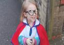 Harper Knight, two, has been dressing up as key workers for the clap for carers. Here she is pictured as Doctor Harper in her nurse's uniform at Thursday's clap. Picture: Anna Knight