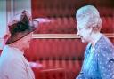 Olive Norris when she met the Queen