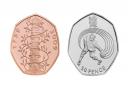 The Royal Mint has revealed the rarest 50p coins in circulation