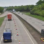 Overnight road closures are in place along the A11 this week