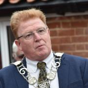 Councillor Mark Robinson, pictured during his time as Mayor of Thetford in 2021.