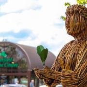 Thetford Garden Centre is celebrating its 40th birthday this month. A wicker woman has been erected in the car park.