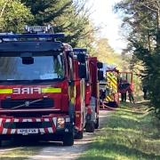 10 fire appliances were called to tackle the blaze.