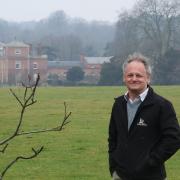 Andrew Blenkiron, director of the Euston Estate, and chairman of the Suffolk branch of the National Farmers' Union, at Euston Hall