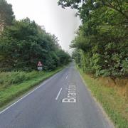 The collision happened on the B1106 between Elveden and Culford