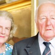 The Duke and Duchess of Grafton in 2002 - the year of the Golden Jubilee.