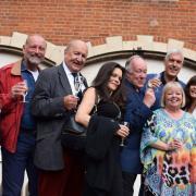 Former cast members gather at Lynford Hall to celebrate 35 years of 'Allo 'Allo  Picture: Andrew Ruff