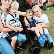 Kerry Barker and her three children -  Evie-Rose, nine, Riley, four, and Harley, three - are being evicted from their home for a second time in almost a year through Section 21. Picture: Kerry Barker