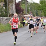 Matt Pyatt leads from the front at the Breckland 10K. Pictures: Ian Condron