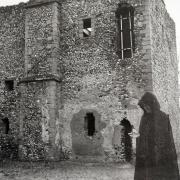 A ghost walks at Warren Lodge, Thetford. Photograph from 1983. PICTURE: Denise Bradley