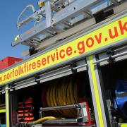The call came in at 12.28pm (October 16) with reports of a blaze within a property in Ulfkell Road.
