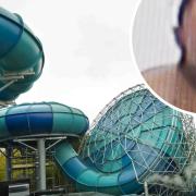 Police issued CCTV images of a man as part of investigation into incident on the Center Parcs rapids water slide at Elveden