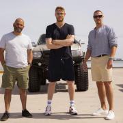 Chris Harris, Freddie Flintoff and Paddy McGuinness in Thailand for the latest Top Gear series