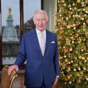 King Charles delivered his Christmas Day speech from Buckingham Palace
