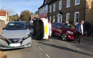 A 27-year-old woman has been charged after a crash in Brandon, Suffolk